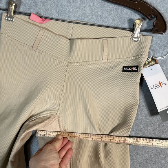 Kerrits Equestrian Pants Breeches S Beige Bootcut Full Seat Riding Tight NWT - Picture 7 of 16